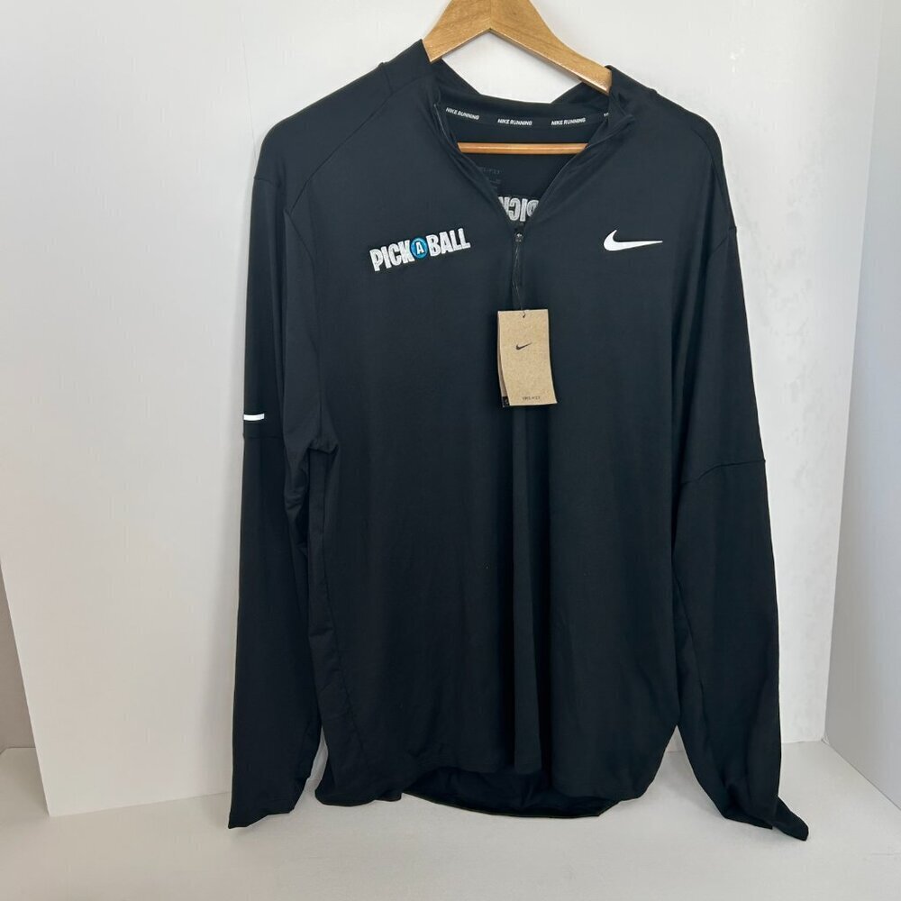 Nike Dri-Fit Men’s Black XL Running‎ Shirt with “Pick A Ball” | NWT